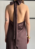 Carica l'immagine nel visualizzatore della galleria, Abito lungo KONTATTO con scollo halter
