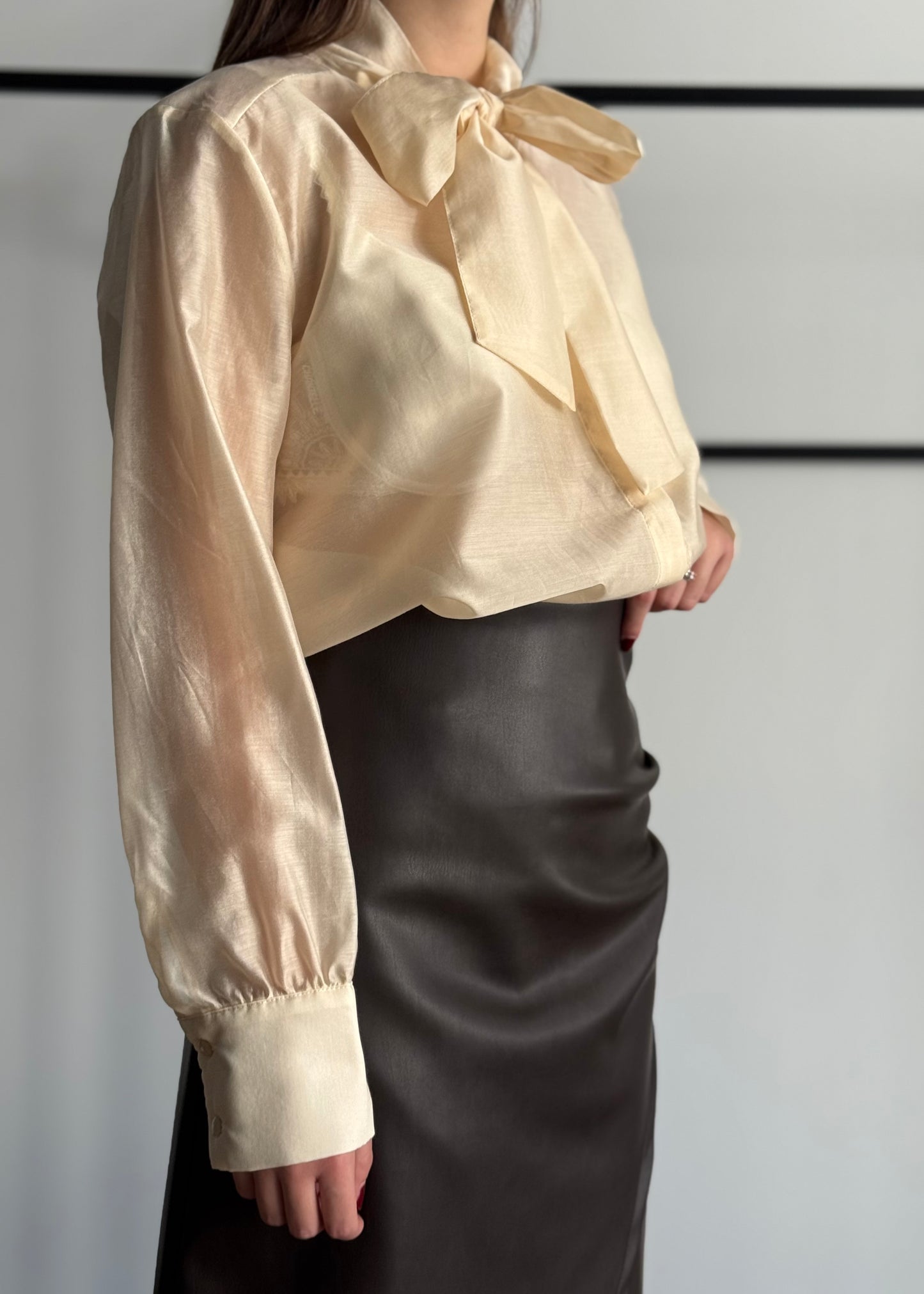 Camicia con fiocco -ZAHJR