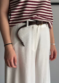 Carica l'immagine nel visualizzatore della galleria, Pantalone palazzo ZAHJR bianco