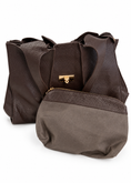 Carica l'immagine nel visualizzatore della galleria, Borsa shopper Moro con chiusura turn lock