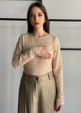 Carica l'immagine nel visualizzatore della galleria, Body ZAHJR in pizzo latte