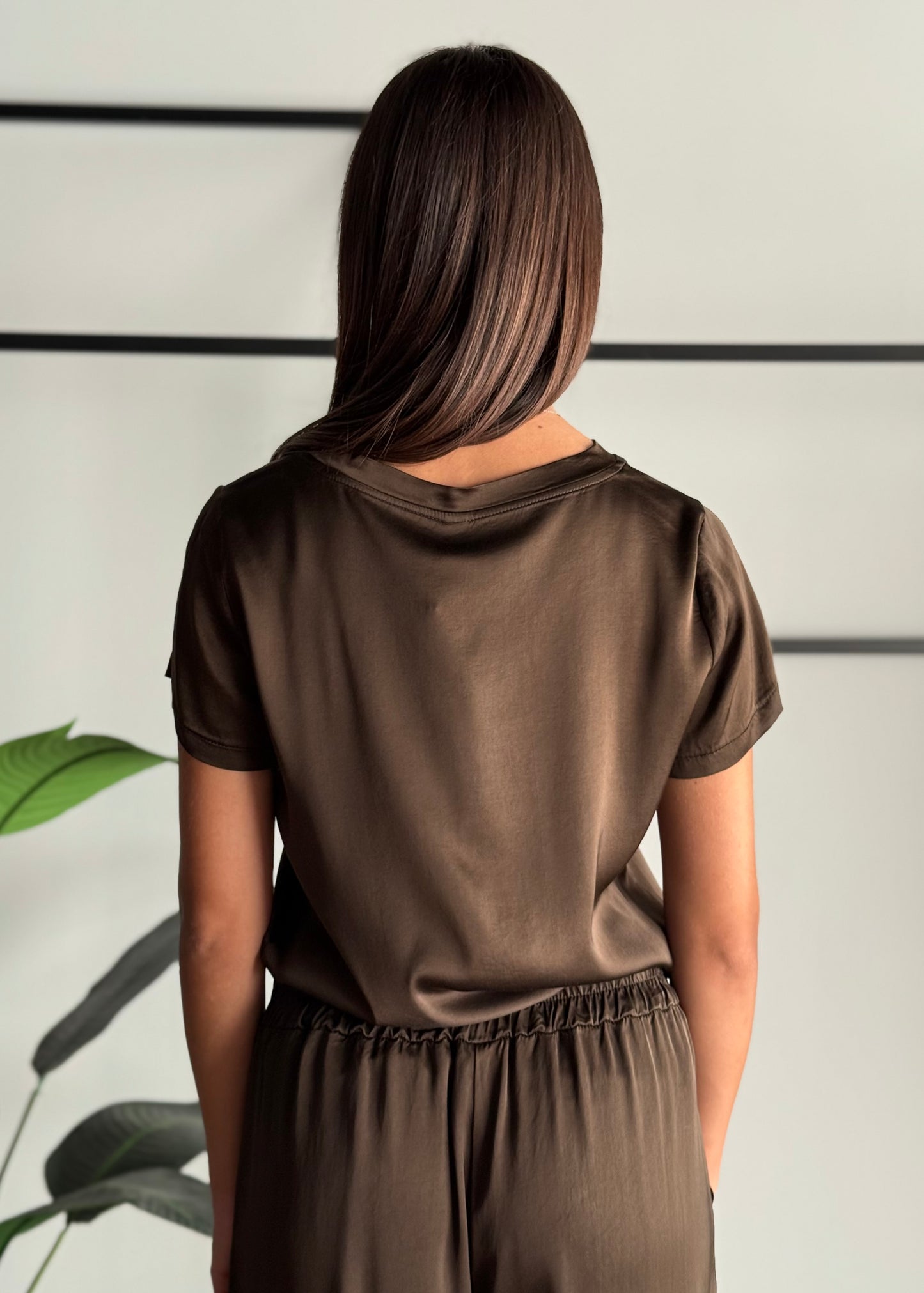 T-shirt basic in viscosa -ZAHJR