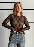 Carica l'immagine nel visualizzatore della galleria, Maglia moro in pizzo - ZAHJR