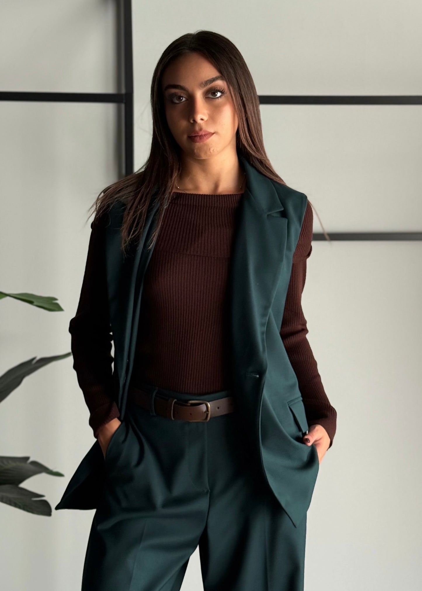 Gilet doppiopetto con revers -ZAHJR