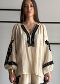 Carica l'immagine nel visualizzatore della galleria, Blusa PHILIALOFT ricamata
