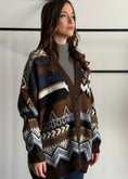 Carica l'immagine nel visualizzatore della galleria, Cardigan ZAHJR jacquard oversize