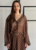 Carica l'immagine nel visualizzatore della galleria, Camicia KONTATTO a pois