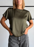 Carica l'immagine nel visualizzatore della galleria, T-shirt militare in satin - ZAHJR
