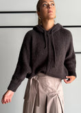 Carica l'immagine nel visualizzatore della galleria, Maglia over moro con cappuccio - PHILIALOFT