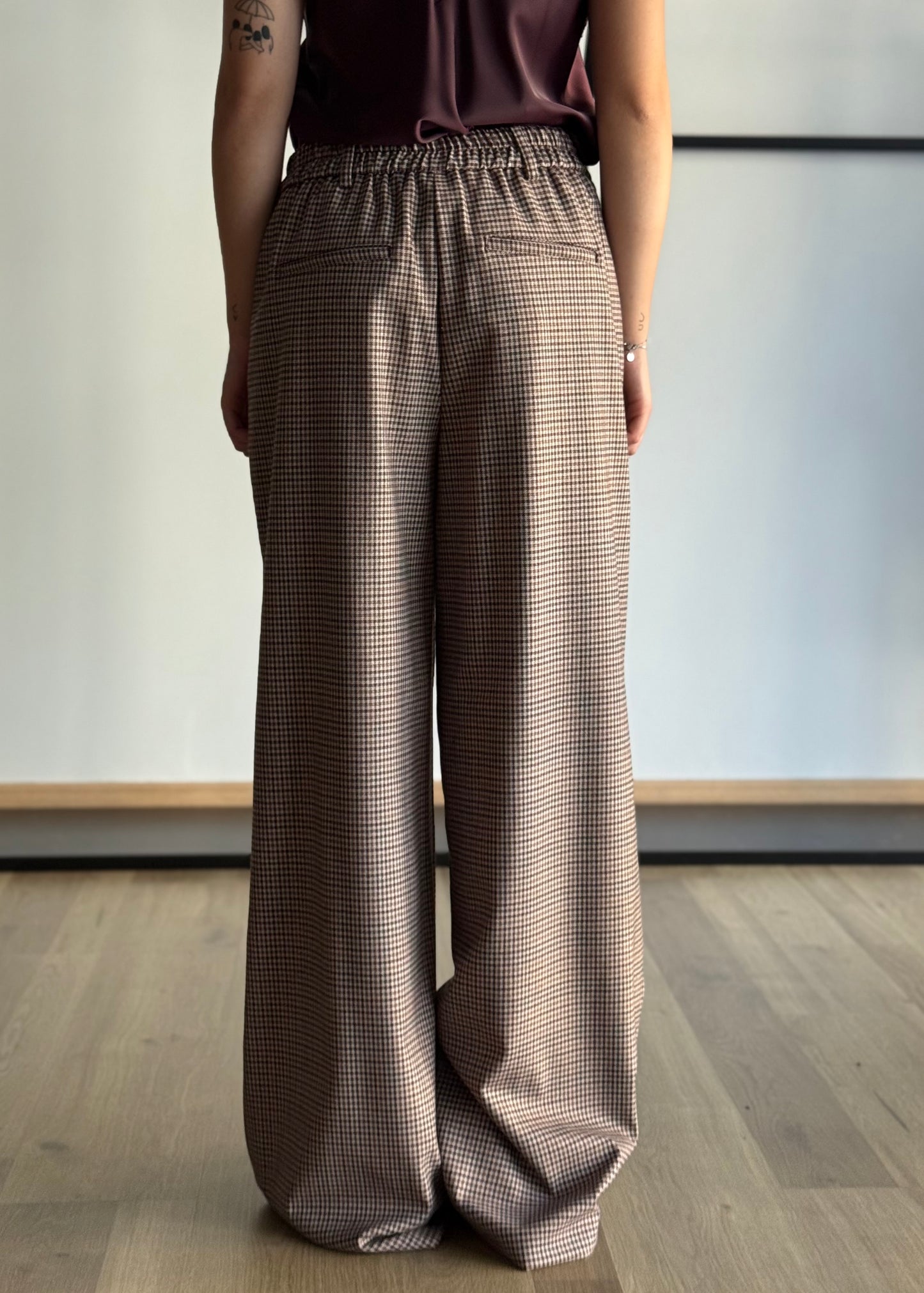 Pantalone a palazzo check -ZAHJR