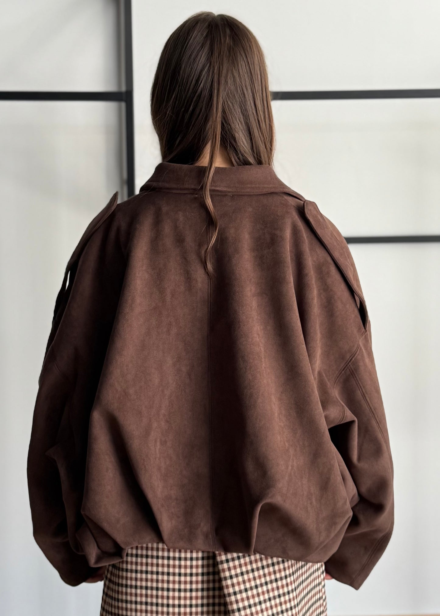 Bomber effetto scamosciato -KONTATTO