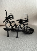 Carica l'immagine nel visualizzatore della galleria, Sandali lace-up THEVICE neri