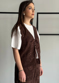 Carica l'immagine nel visualizzatore della galleria, Gilet ZAHJR in crochet
