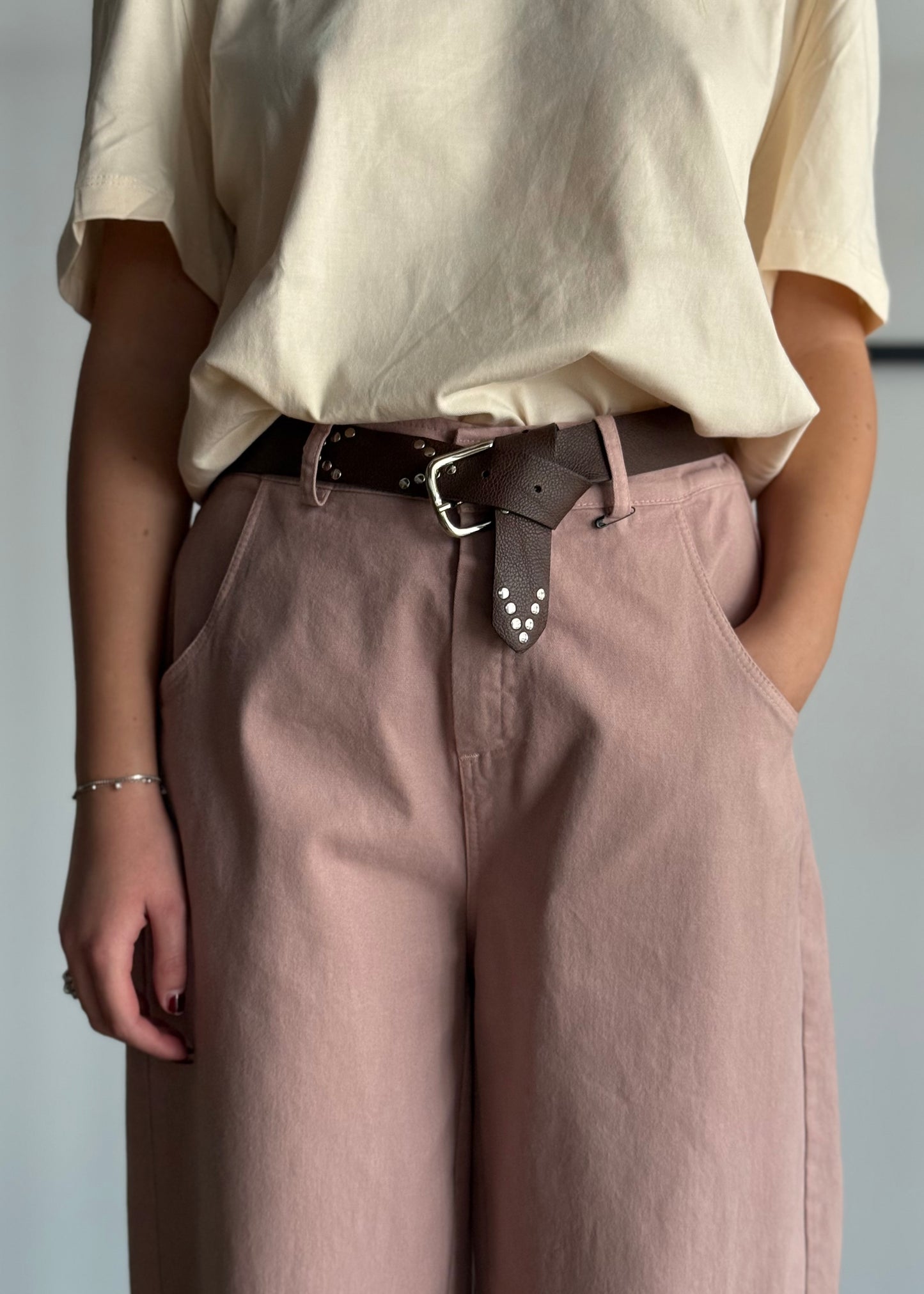Pantalone balloon con cintura -ZAHJR