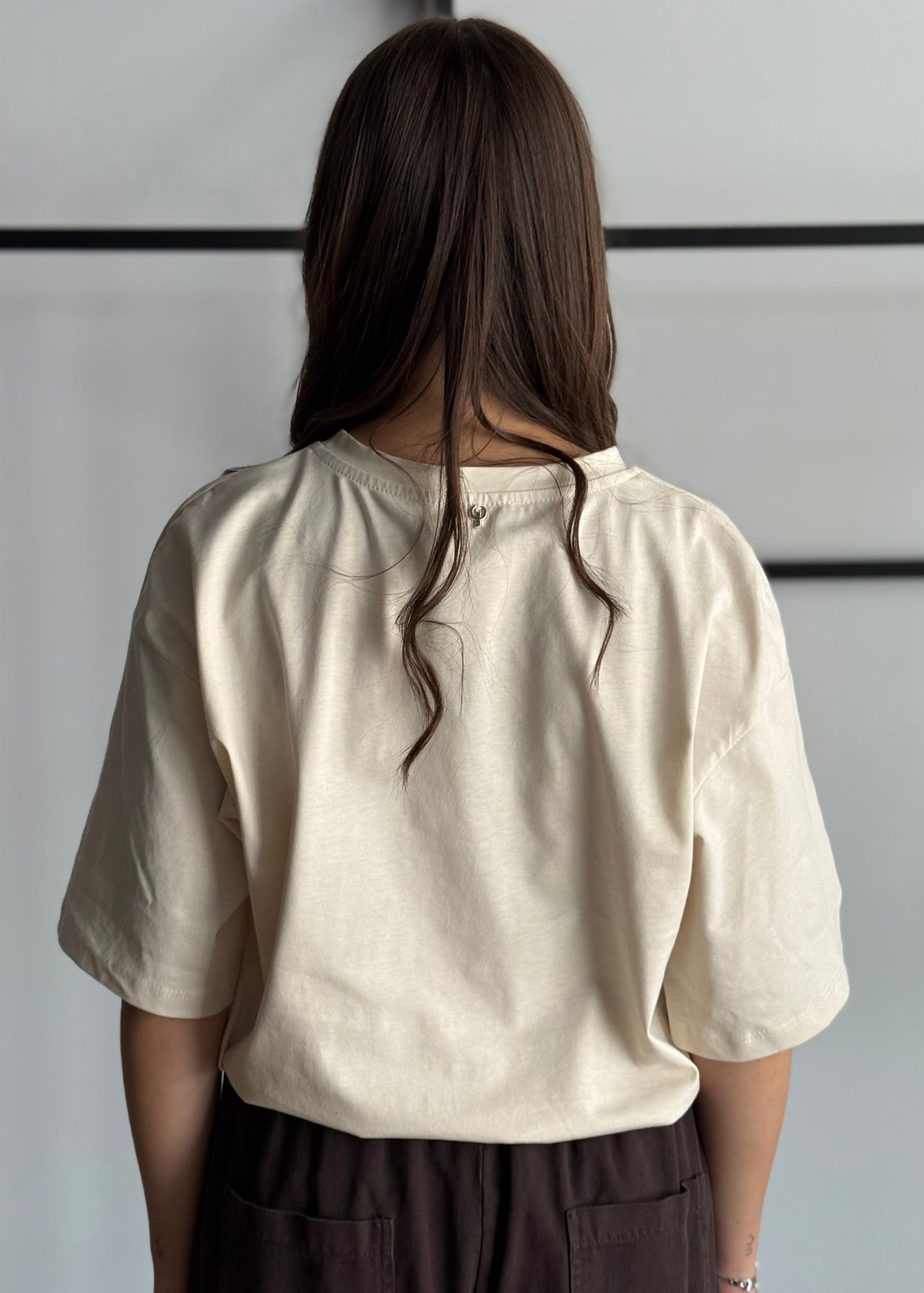 T-shirt oversize grafica “Fearless Wild Life” -PHILIALOFT