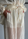 Carica l'immagine nel visualizzatore della galleria, Pantalone PHILIALOFT balloon panna leggero