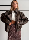 Carica l'immagine nel visualizzatore della galleria, Biker Moro oversize in ecopelle