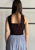 Carica l'immagine nel visualizzatore della galleria, Top KONTATTO cioccolato con incrocio