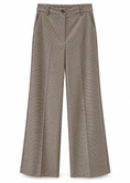 Carica l'immagine nel visualizzatore della galleria, Pantalone palazzo in micro check - ZAHJR