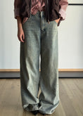 Carica l'immagine nel visualizzatore della galleria, Jeans wide leg chiaro