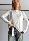 Carica l'immagine nel visualizzatore della galleria, Maglia latte scollo a barca - ZAHJR