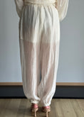 Carica l'immagine nel visualizzatore della galleria, Pantalone PHILIALOFT balloon panna leggero