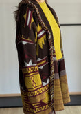 Carica l'immagine nel visualizzatore della galleria, Cardigan jacquard con frange e cintura -PHILIALOFT