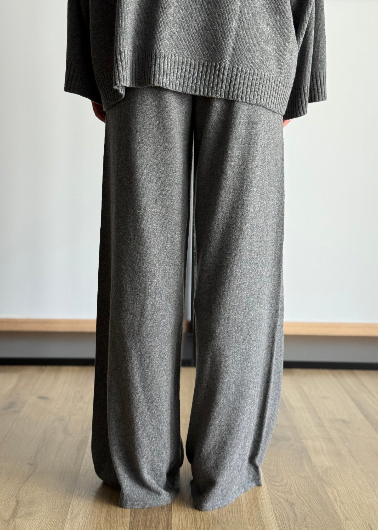 Pantaloni palazzo in misto lana -KONTATTO