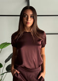 Carica l'immagine nel visualizzatore della galleria, T-shirt basic in viscosa -ZAHJR