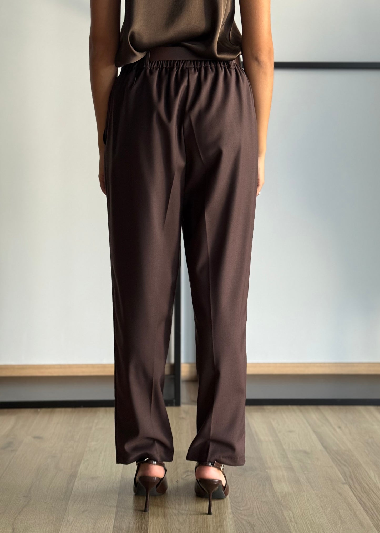 Pantalone dritto con cintura -ZAHJR