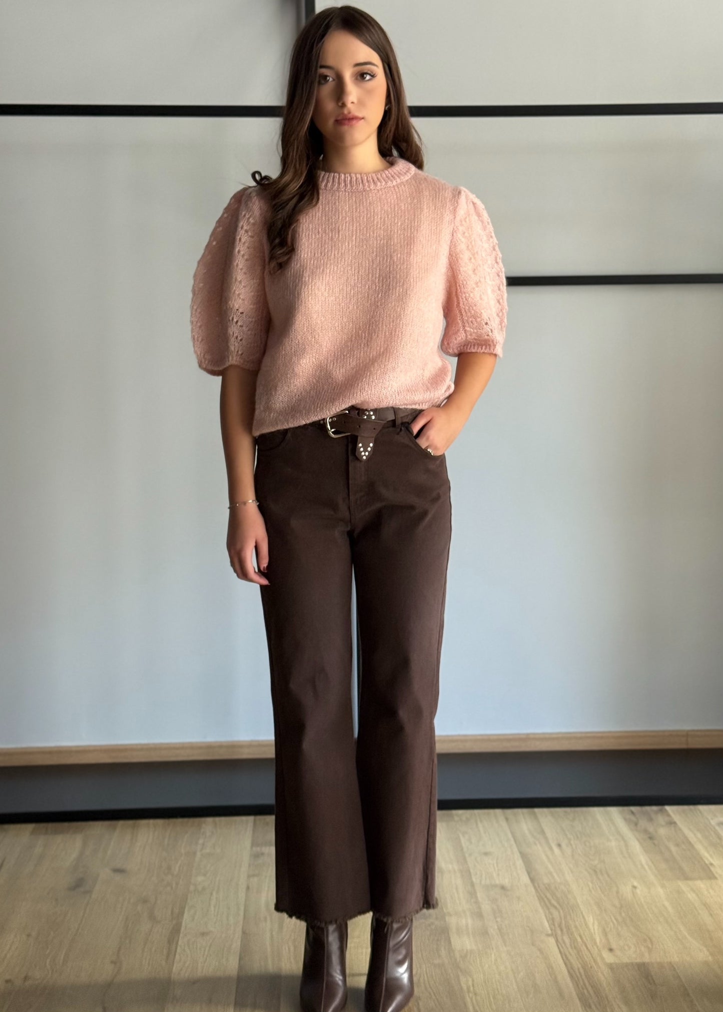 Maglia a miche corte -KONTATTO