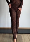 Carica l'immagine nel visualizzatore della galleria, Leggings moro in pizzo - ZAHJR