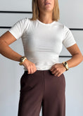 Carica l'immagine nel visualizzatore della galleria, T-shirt basic latte - ZAHJR