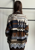 Carica l'immagine nel visualizzatore della galleria, Cardigan ZAHJR jacquard oversize
