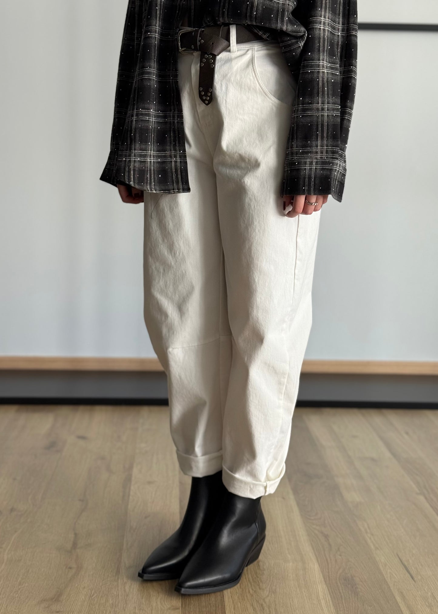 Pantalone balloon con cintura -ZAHJR