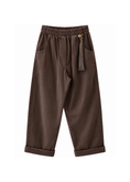 Carica l'immagine nel visualizzatore della galleria, Pantalone moro relax con charm - PHILIALOFT
