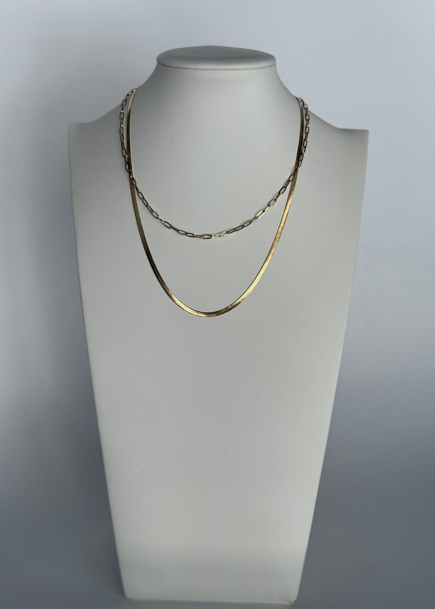 Collana doppio giro dorata