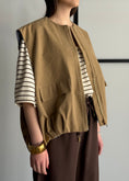 Carica l'immagine nel visualizzatore della galleria, Gilet KIKISIX oversize