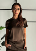 Carica l'immagine nel visualizzatore della galleria, T-shirt basic in viscosa -ZAHJR