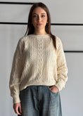 Carica l'immagine nel visualizzatore della galleria, Maglia ZAHJR traforata latte