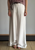 Carica l'immagine nel visualizzatore della galleria, Pantalone palazzo ZAHJR bianco