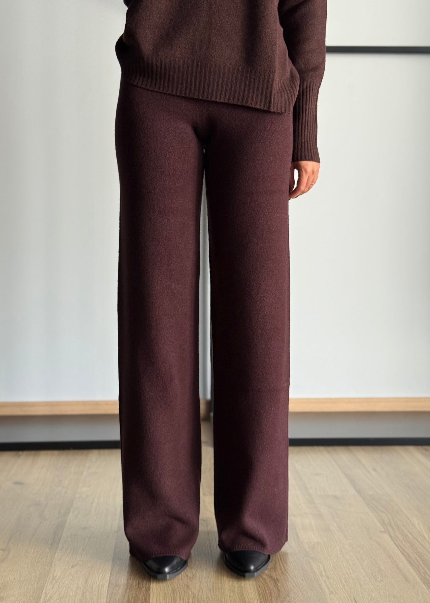 Pantaloni in viscosa a palazzo -KONTATTO