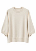 Carica l'immagine nel visualizzatore della galleria, Maglia con maniche a 3/4 crema - PHILIALOFT