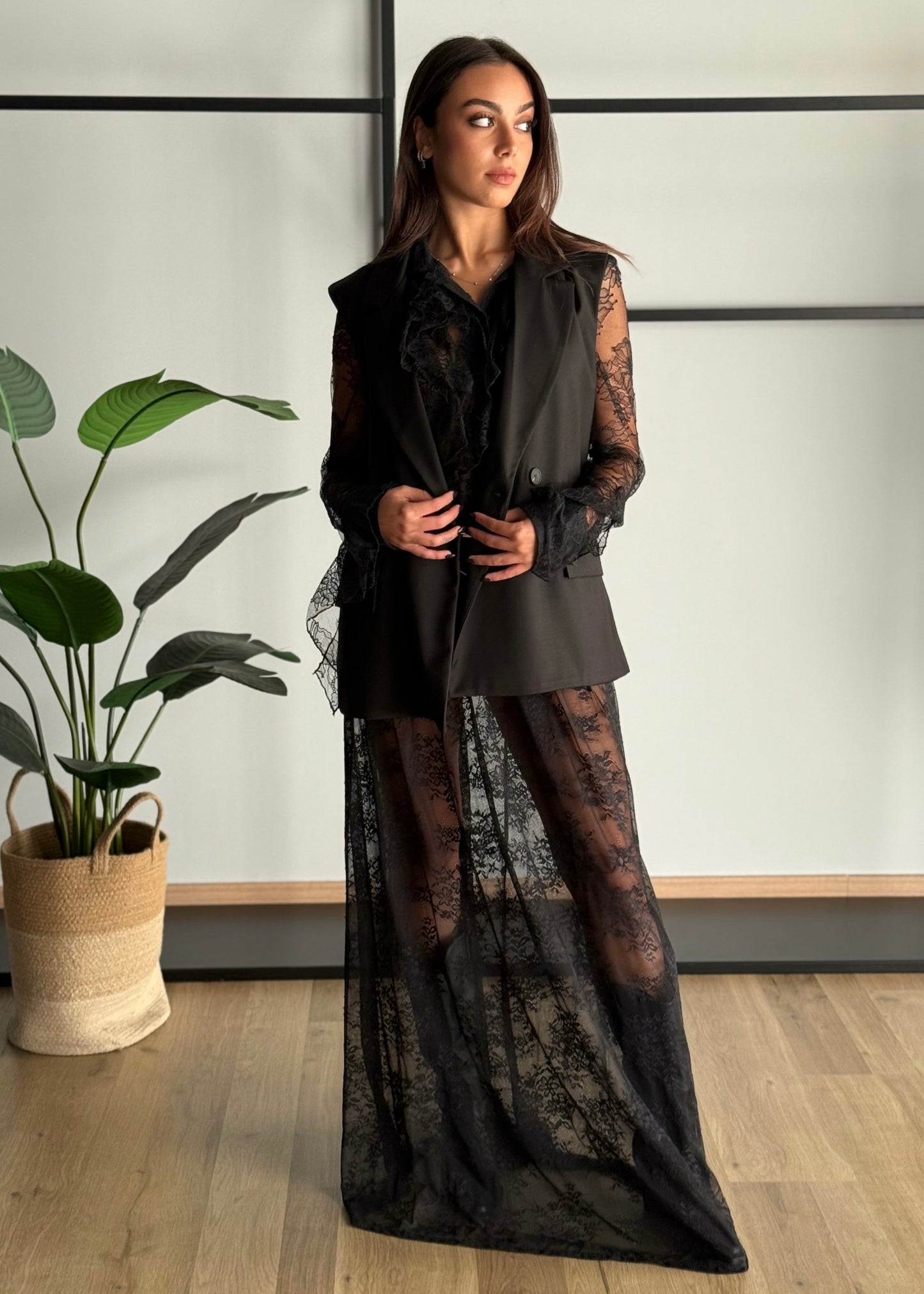 Gilet doppiopetto con revers -ZAHJR
