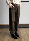 Carica l'immagine nel visualizzatore della galleria, Pantalone militare balloon con cintura - ZAHJR