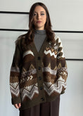 Carica l'immagine nel visualizzatore della galleria, Cardigan ZAHJR jacquard oversize