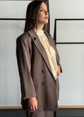 Carica l'immagine nel visualizzatore della galleria, Blazer doppiopetto -ZAHJR