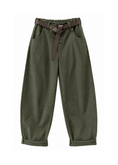 Carica l'immagine nel visualizzatore della galleria, Pantalone militare balloon con cintura - ZAHJR