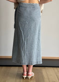 Carica l'immagine nel visualizzatore della galleria, Gonna denim PHILIALOFT con pizzo