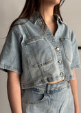 Carica l'immagine nel visualizzatore della galleria, Coordinato denim